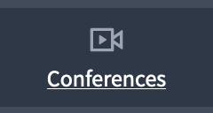 Conferences menu